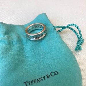 Tiffany & Co 1837 Ring Sterling Silver 925